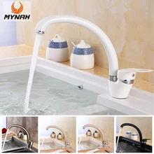 MYNAH 5 Color Kitchen Sink Faucet Hot And Cold Water Mixer Single Handle Swivel Spout Kitchen Taps Torneira Cozinha