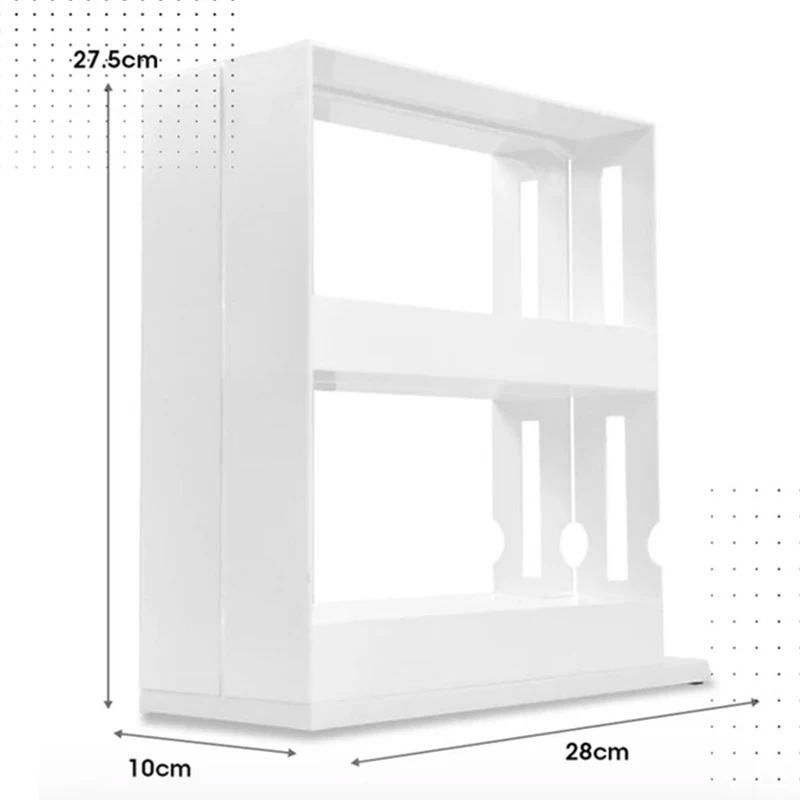 

Kitchen Spice Organizer Rack Multi-Function Rotating Storage Shelf Slide Kitchen Cabinet Cupboard Organizer Kitchen Storage Rack