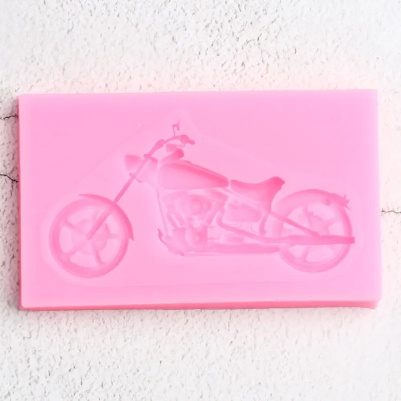 3D мотоциклетные силиконовые формы сделай сам для детского дня рождения форма