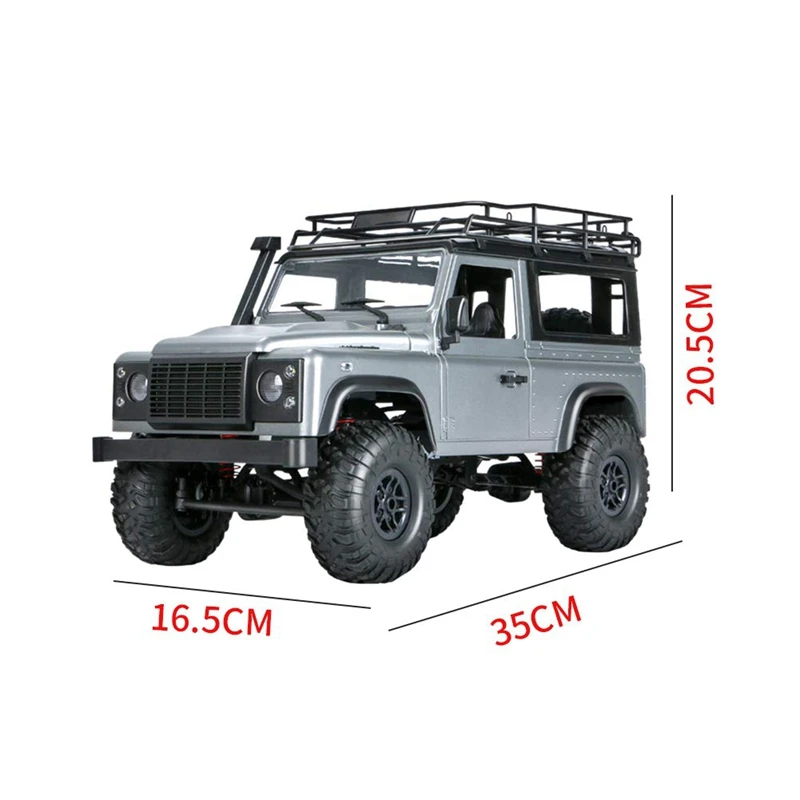 2 4G дистанционное управление внедорожник MN99S D90 4WD RC автомобиль 1/12 масштаб Defender