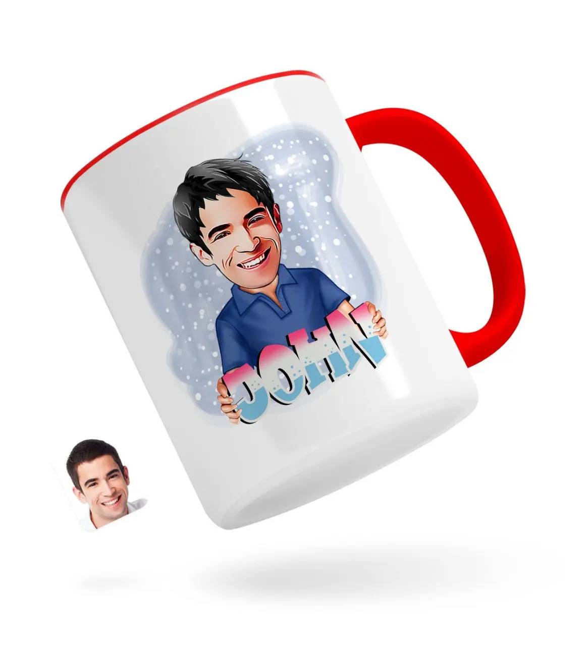 

Персонализированные Для мужчин является карикатура Красного кружка чашка