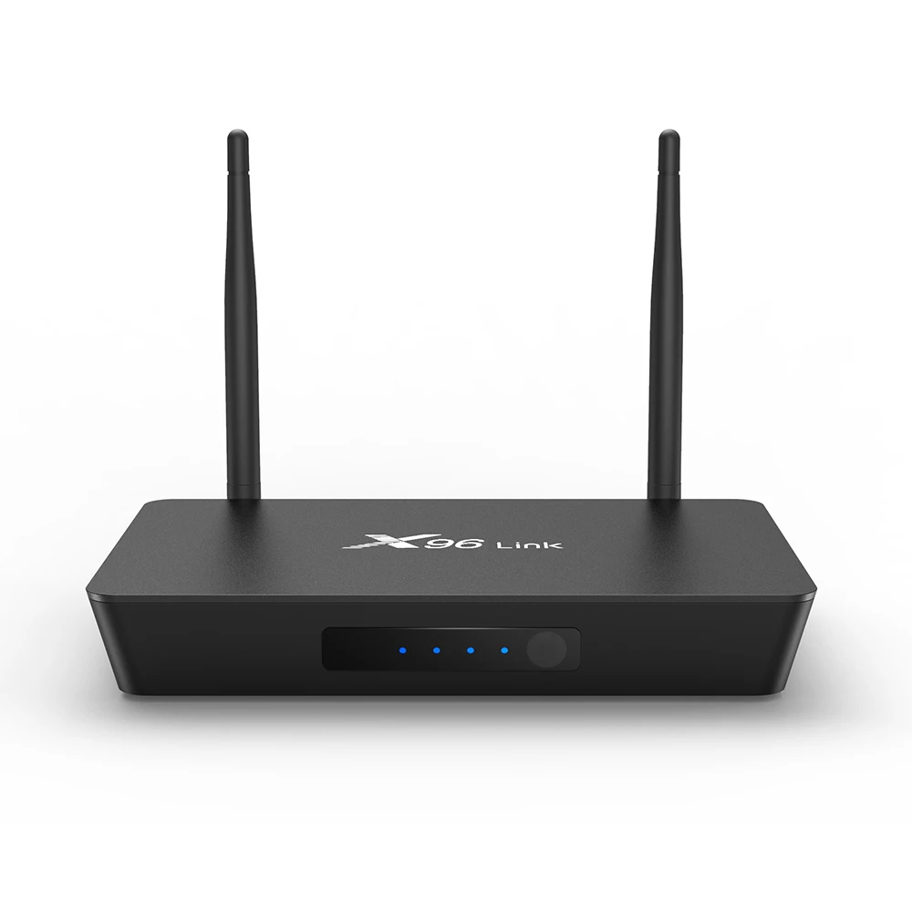 Смарт приставка X96 Link Android 7 1 Amlogic S905W 4 ядра DDR3 2 + 16 ГБ 100 м 4k ГГц|ТВ-приставки и