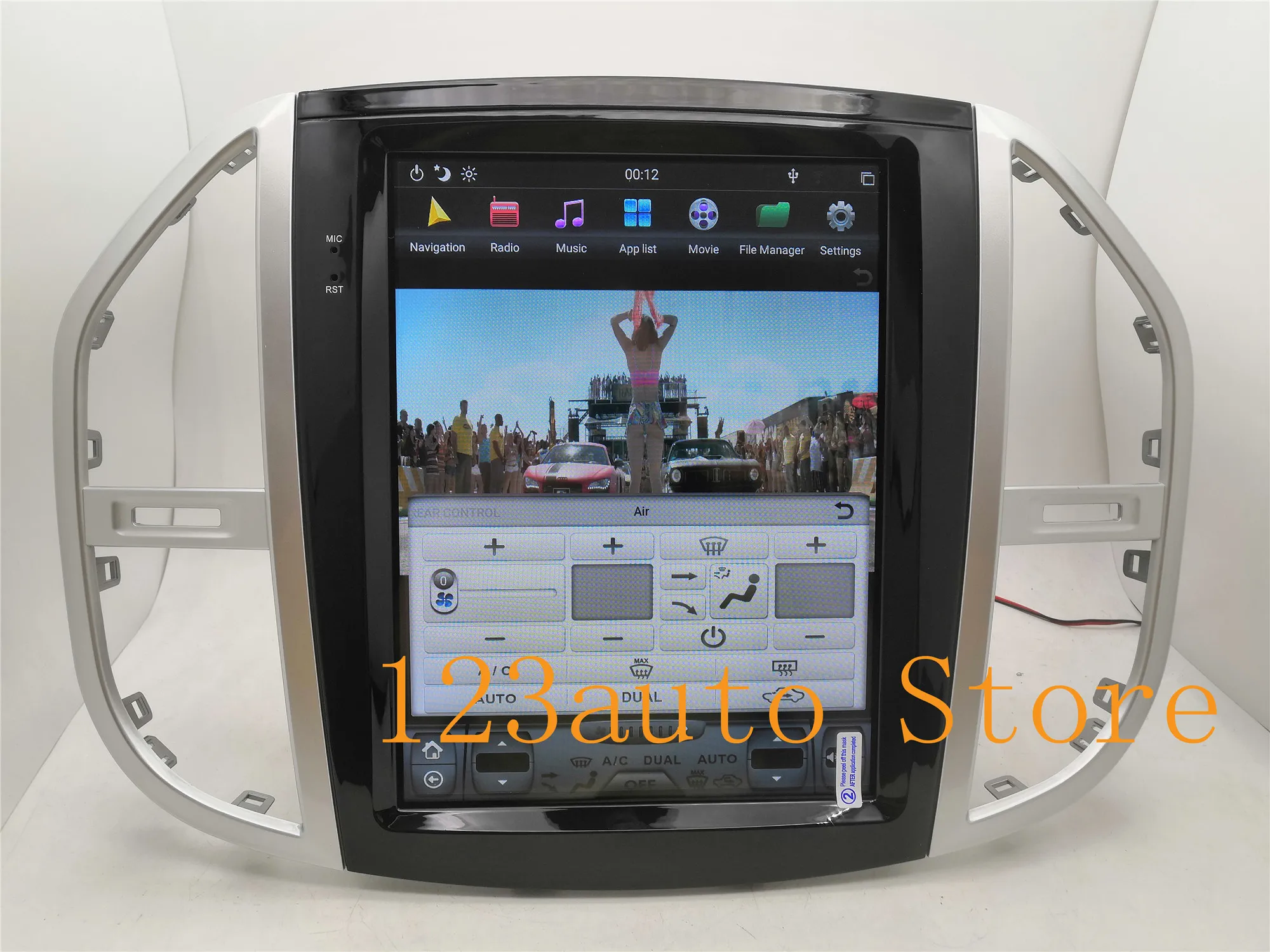 12,1 дюймов вертикальный Tesla стиль Android 8,1 автомобильный DVD gps плеер Авто Навигация радио для Benz mercedes VITO Metris