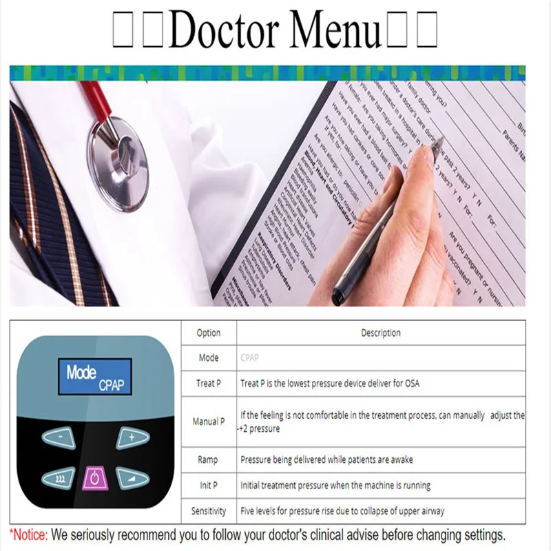 Longlife CPAP респиратор Машина для защиты от храпа и сна помощь Apnea OSAHS OSAS простота в