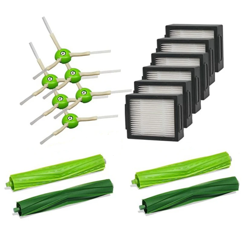 

Promotion!Portable Durable Automatic Protection Side Brush&Hepa Filters&Bristle Brush,for IRobot Roomba I7 I7+/I7 Plus E5 E6 E7