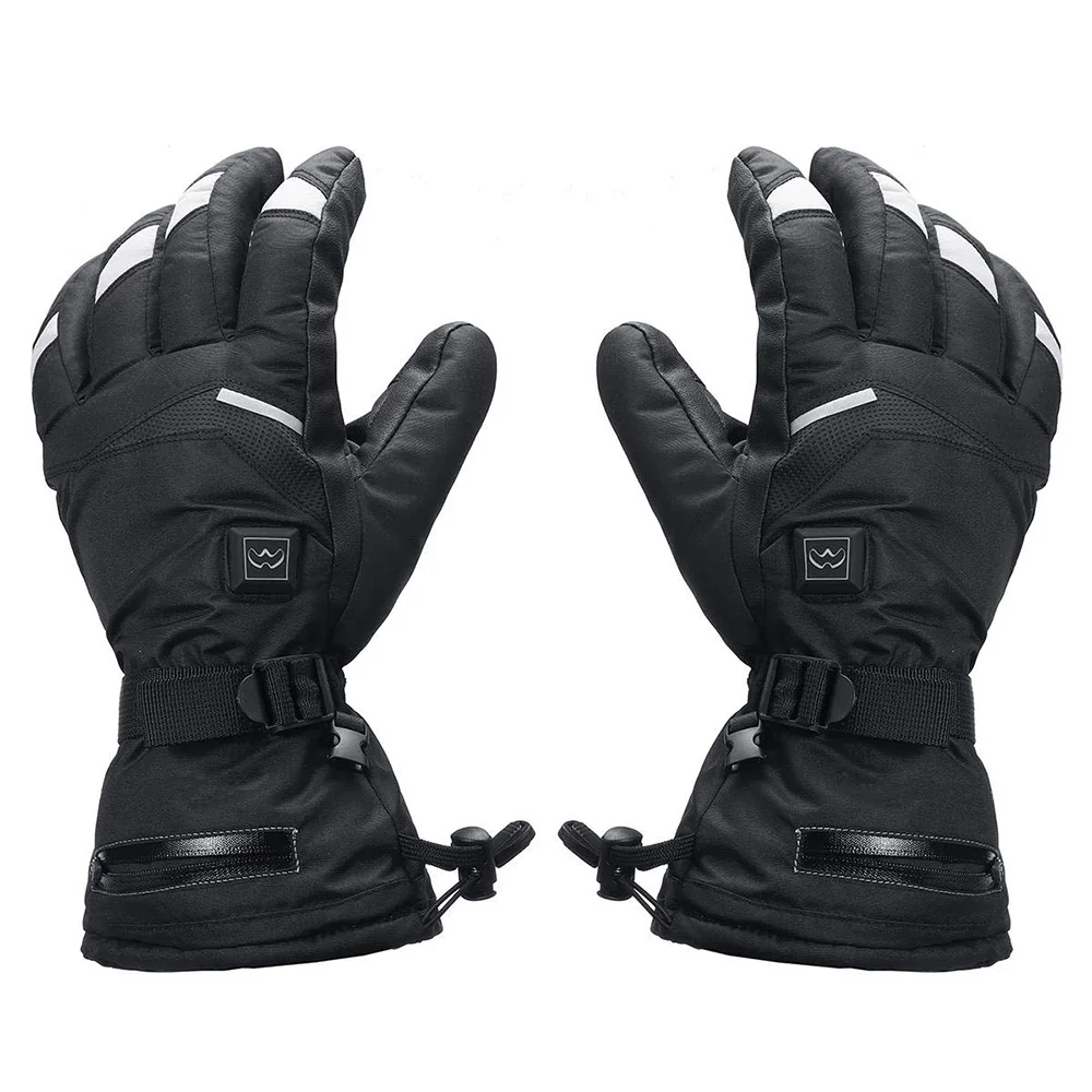 Мотоциклетные перчатки с подогревом 5 уровней регулируемые для мужчин и женщин
