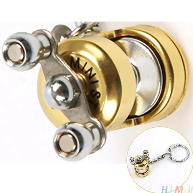 

Key Ring Key Chain Ring Key Chain Fly Reel Fishing Keychain Keyring Travel Pocket Metal