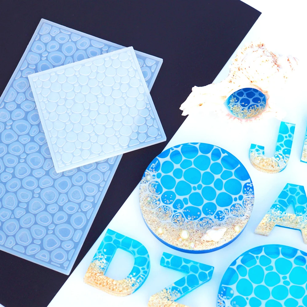 1 шт. ручная работа волнистая смола плесень Океанский кристалл УФ эпоксидная