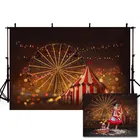 Mehofond цирк фон для фотографии колеса обозрения огни боке детский день рождения фон детский душ фото студия реквизит