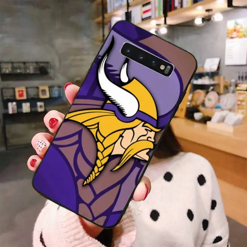 

NFC minnesota vikings Phone Cases For Samsung A50 A51 A71 A20E A20S S10 S20 S21 S30 Plus ultra 5G M11 funda shell