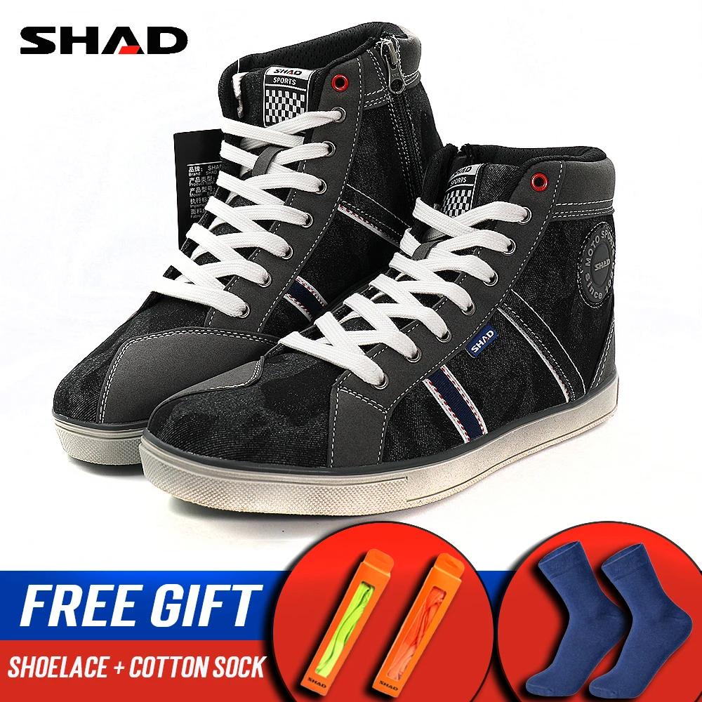 

Men Motorcycle Boots Knight Equipment Racing Shoe Breathable Wearable Protector Dropproof Motocross Bike Cycling Shoes Boots