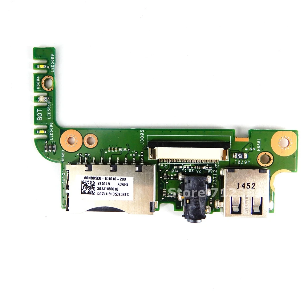 S451LN IO BOARD REV 2.0 For ASUS S451 S451L S451LA Laptop Motherboard Audio USB SD CARD board Test 100% OK | Компьютеры и офис