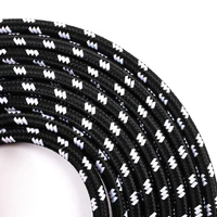 10ft electric guitar lead cable 6 35mm 14 in right angled braided bass cable for mixer power amplifier microphone effector bass