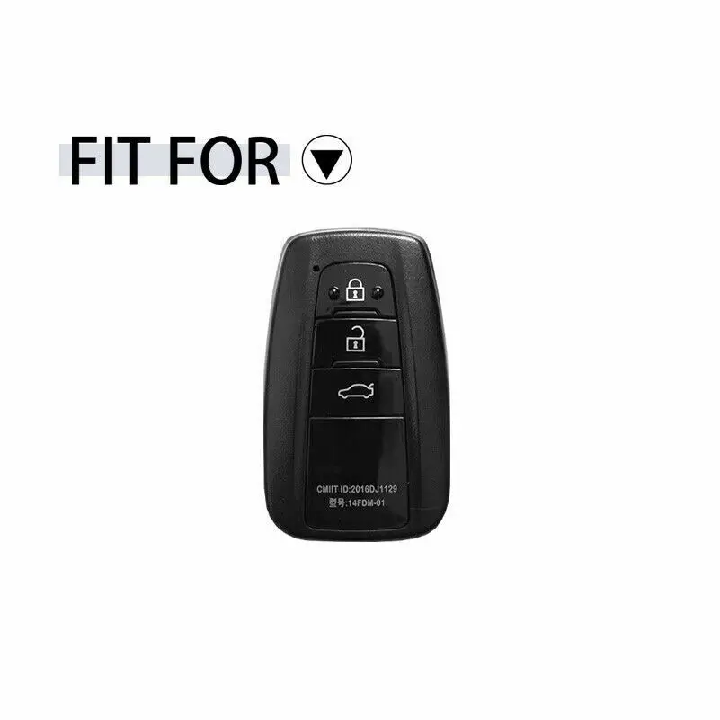 1 шт. углеродного TPU чехол для автомобиля брелка с ключом Toyota Camry CHR Prius Corolla RAV4 Avalon