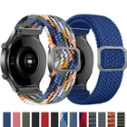 Ремешок 20 мм 22 мм для Samsung Galaxy Watch 3 45 мм Active2 Gear S3 Frontier Sport, нейлоновый эластичный браслет для Huawei Watch GT2 42 мм