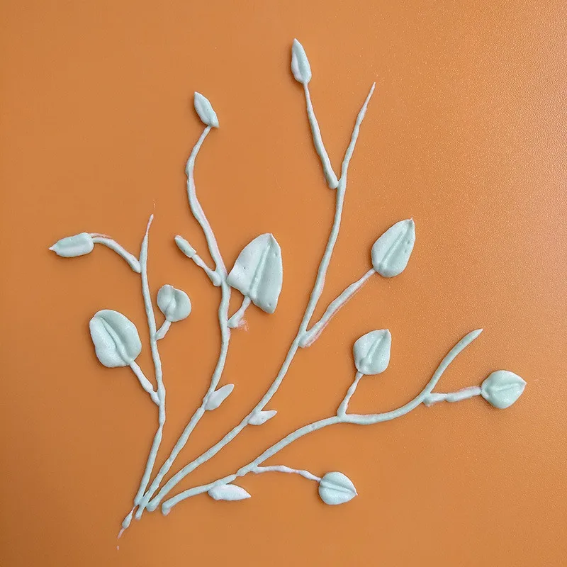 5 шт./компл. листья сопла из нержавеющей стали глазировки Кондитерские Насадки