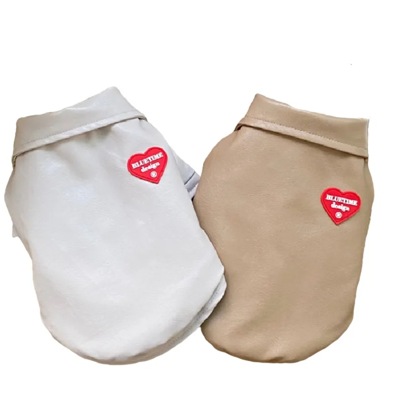 

Пальто для собак из искусственной кожи, куртка, Двусторонняя одежда для собак, зимняя одежда для домашних животных, теплая одежда для щенков...