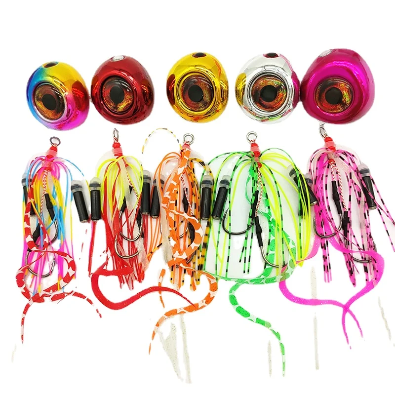 

200g/150g/120g/100g/80g/60g/40g tenya Kabura Pesca Slider Snapper/Sea bream Jig head with skirt lead jig jigging lure