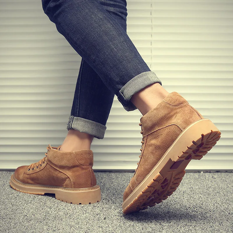 Мужские туфли оксфорды с острым носком в Корейском стиле|Ботинки| |