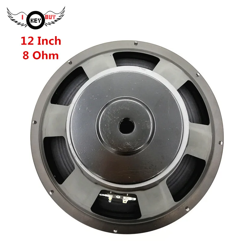 New 12 Inch Full Frequency Bass Speaker 8 Ohm Screw Thread Paper Cone Cloth Edge Woofer for Car Home Theater Stage