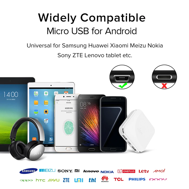 Фото Кабель Micro USB со светодиодной подсветкой 3 А Мобильные телефоны и аксессуары Кабель Micro USB со светодиодной подсветкой 3 А Мобильные телефоны и аксессуары