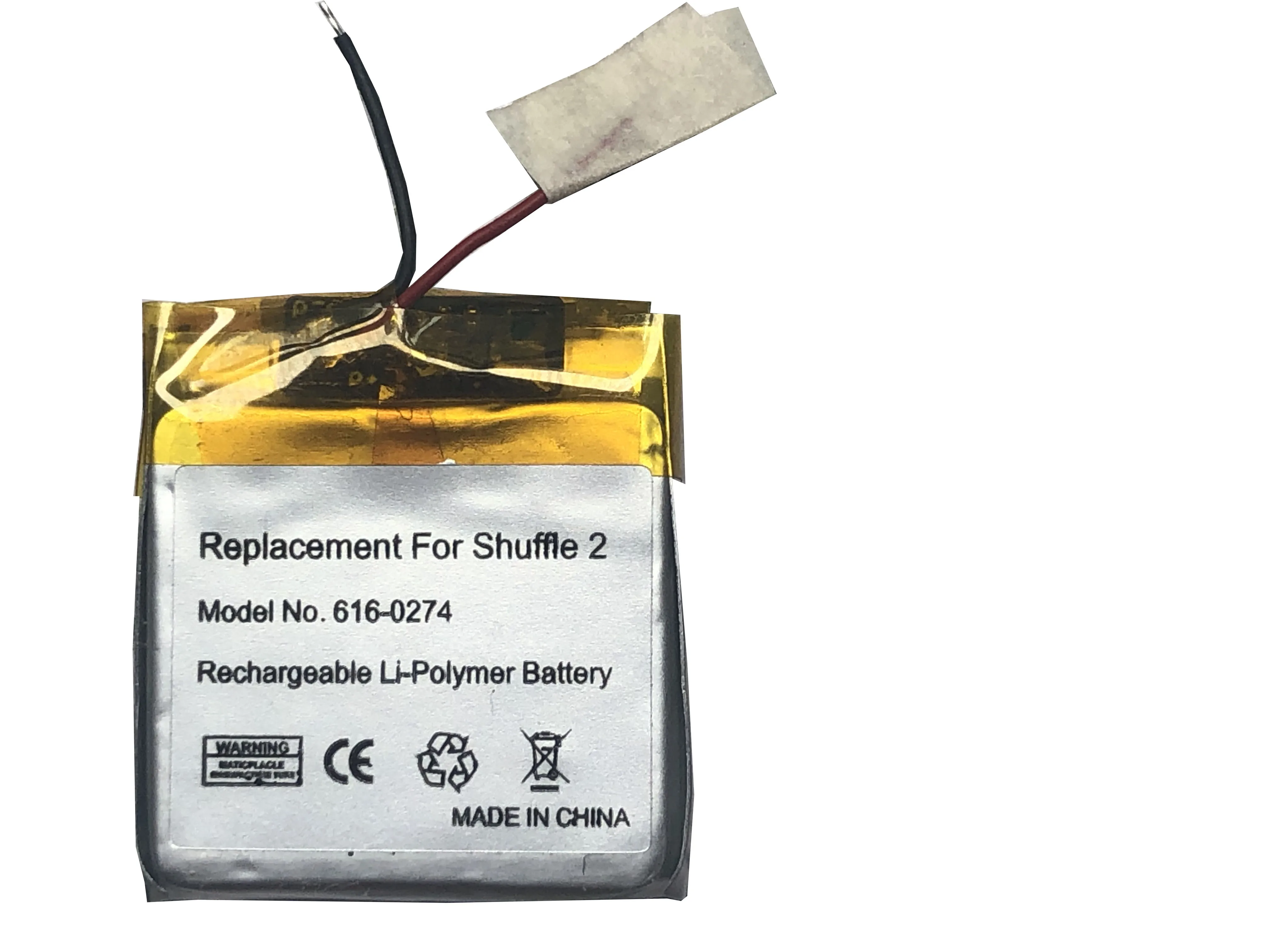 Li-Polymer Battery Replacement For Apple iPod Shuffle 2nd Generation 616-0274 G2 G3 Battery+Tool Kit