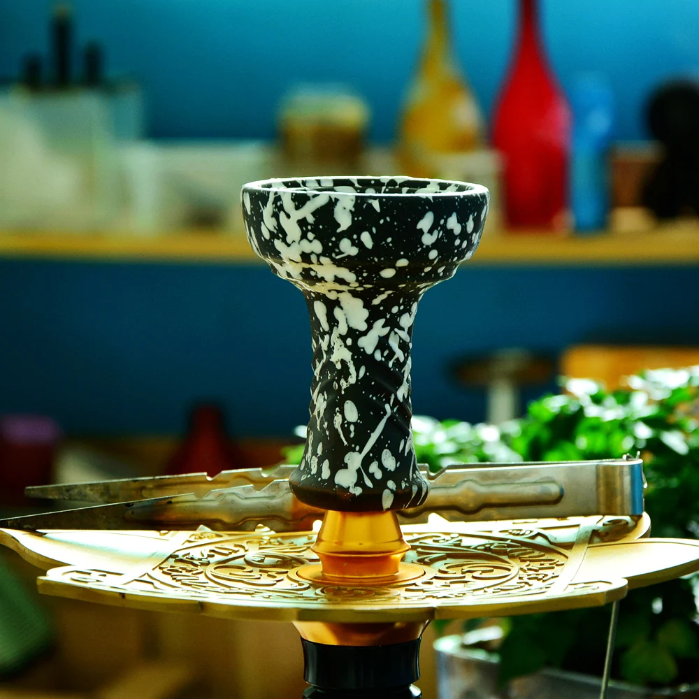 GJ керамическая кальянная чаша для кальяна чаши для табака Chicha Narguile Cachimbas Sisha Nargile Aksesuarlar Sheesha аксессуары для водопроводных труб