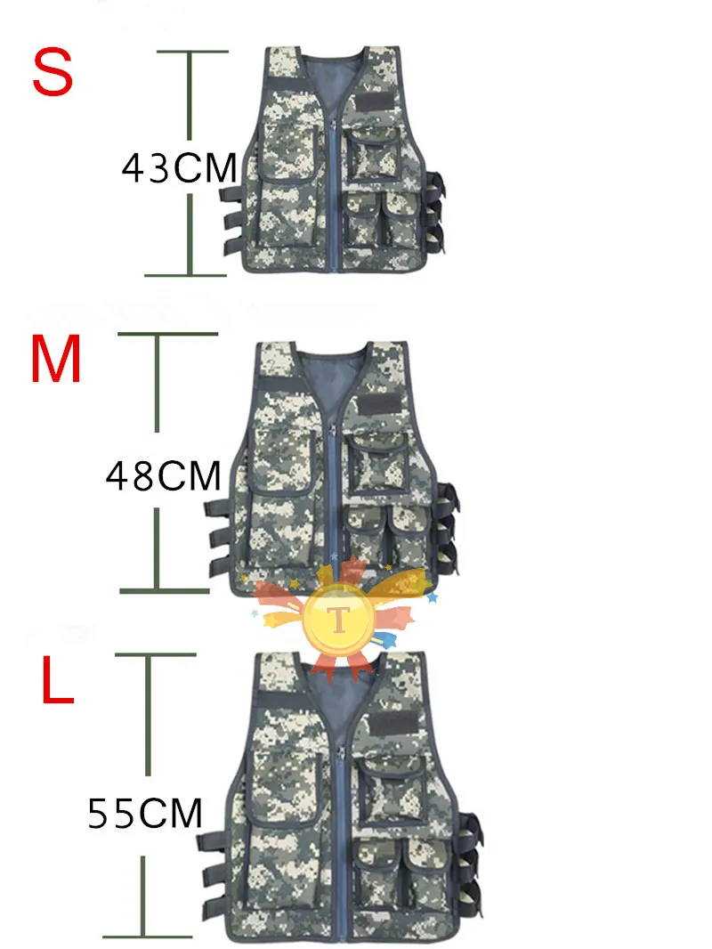 Детская тактическая жилетка нейлоновая CS игровая бронежилетка для детей