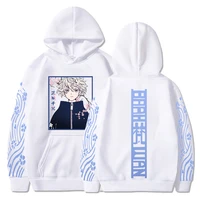 anime tokyo revengers hoodie fashion sweatshirts print pullover hoodies loose streetwear tops