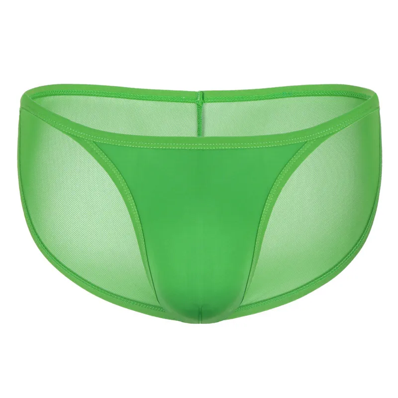 6PCS Sexy Underwear Men Briefs Seamless Low Waist Breathable Male Panties Ice Silk Mesh Ropa Interior Hombre Slip Calzoncillos