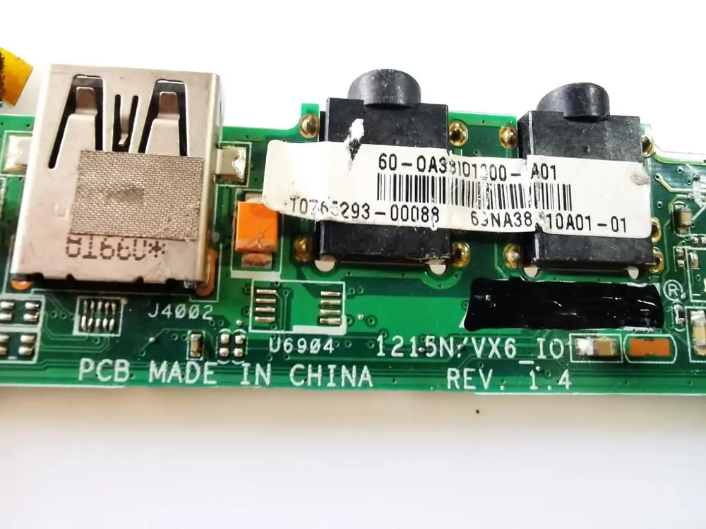 Оригинал для ASUS 1215N звуковая плата USB board VX6 IO REV 1 4 протестирован хорошая