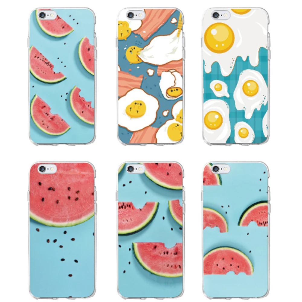 Симпатичные Арбуз Дыня Телефон чехол для iPhone 7 8 плюс размер 11 Pro 10 X XS XR 6 6S 5 5S 5E Max