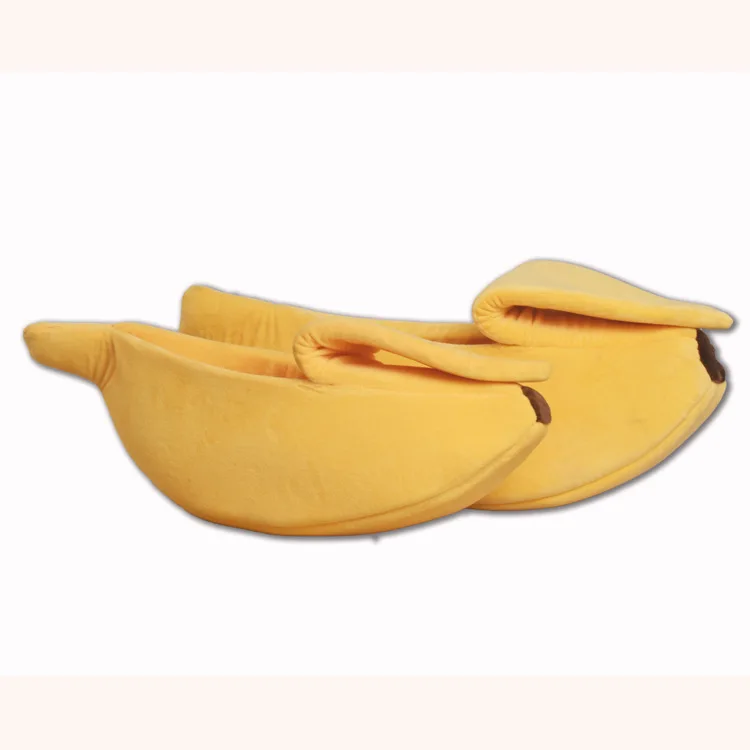 Cat Dogs Bed House Soft Banana Shape Pet Dog For Small Cats Nest Winter Warm Sleeping Puppy Cushion Supplies | Дом и сад