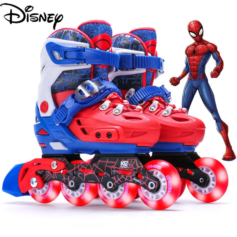 

Оригинальные Профессиональные роликовые коньки Disney полный комплект роликовых коньков для детей для начинающих роликовые коньки