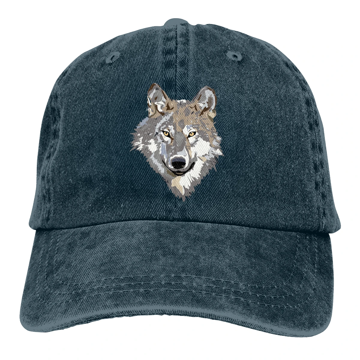 

Wolf Head Animal Wild Dad Hat Unisex Cap Cowboy Concert Hat Hip Hop Rapper Women Men