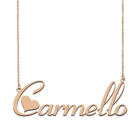 carmello name necklace custom name necklace for women girls best friends birthday wedding christmas mother days gift