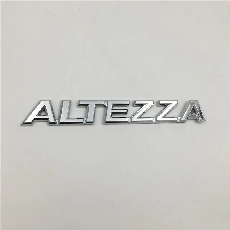 

For Altezza Emblem Rear Boot Trunk Logo Badge Chrome Letters Stickers
