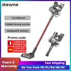 Ручной беспроводной пылесос Dreame T20, умная щетка для всех поверхностей, 25 кПа, пылесборник, напольный ковровый аспиратор