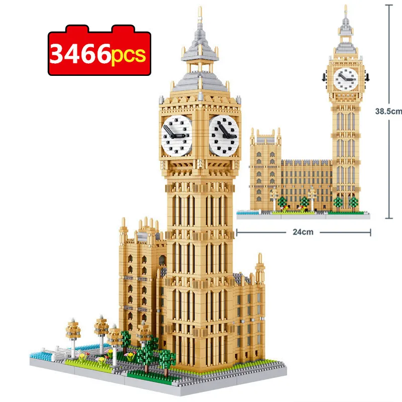 3466 шт. Детский конструктор Знаменитая архитектура | Игрушки и хобби