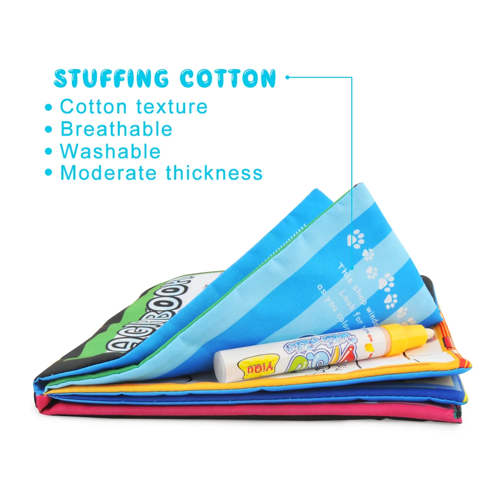 Волшебная водяная книга для рисования раскраска каракули и волшебная ручка