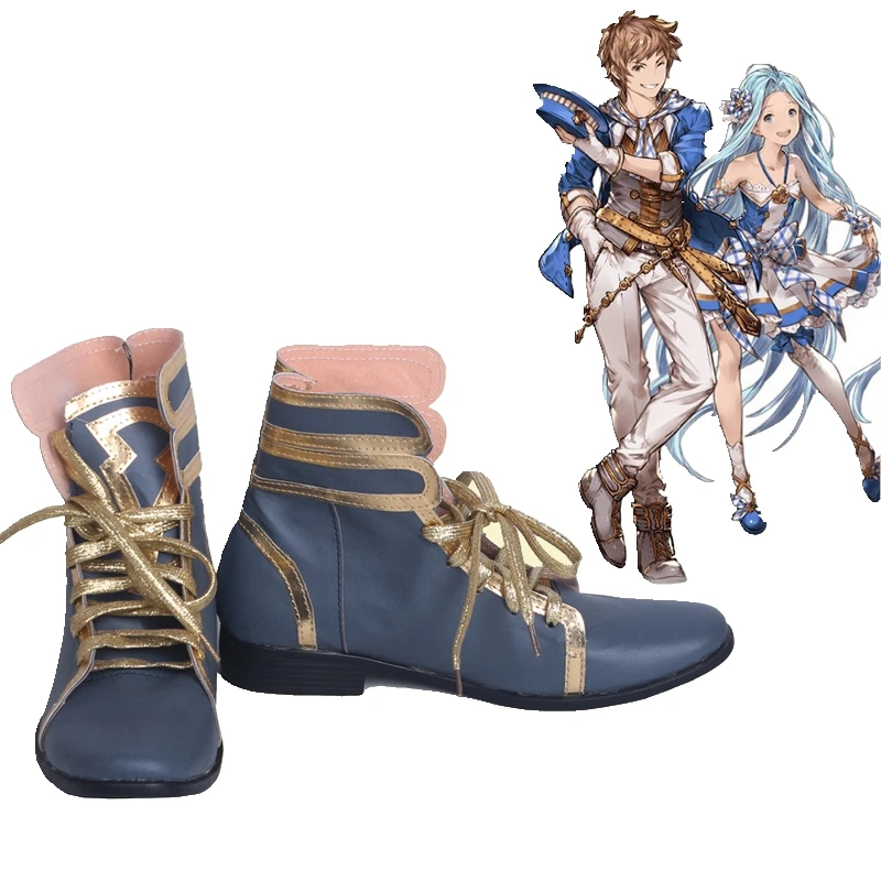 

Унисекс аниме косплей гранблу Фэнтези Косплей костюмы сапоги на заказ