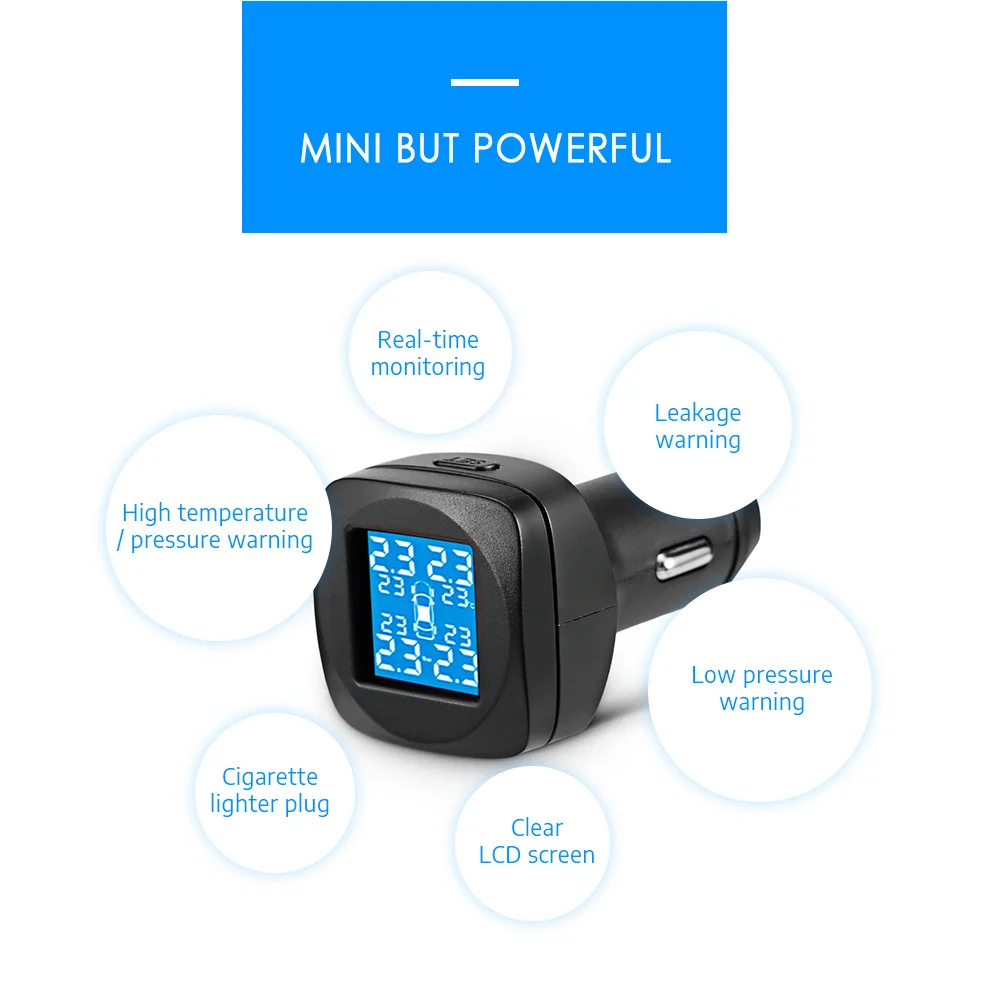 Автомобильная система контроля давления в шинах прикуриватель автомобильная TPMS