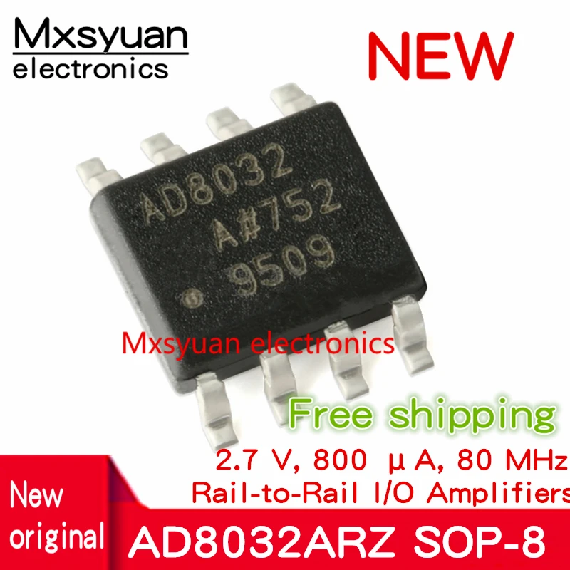10~100PCS/LOT AD8032 AD8032ARZ AD8032AR SOP8 New original amplifier | Бытовая техника