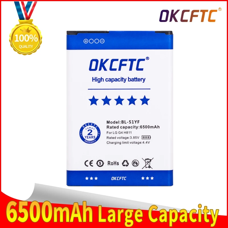 

Battery for LG G5 G6 G4 V20 H850 H820 H830 H831 H840 G600L G600S H870 H871 H872 H873 High-capacity replacement battery