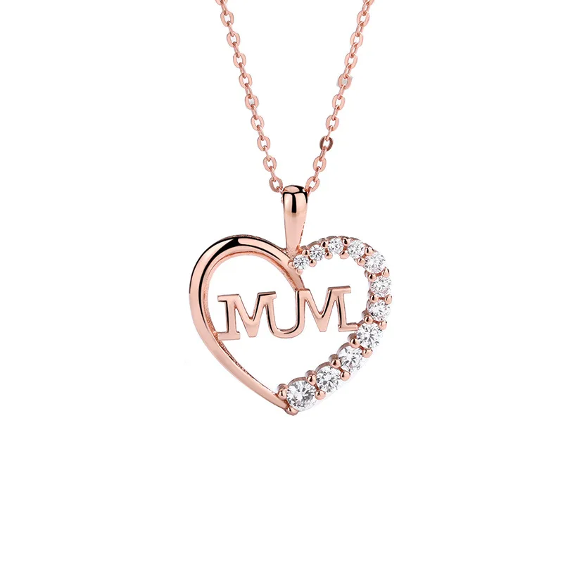 

Sodrov Sterling Silver Necklaces 925 for Women Mum Heart Love Necklace for Women
