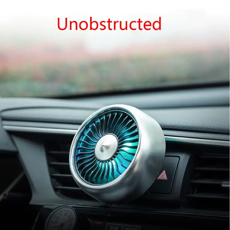 Мини Электрический автомобильный вентилятор для автомобиля с креплением на