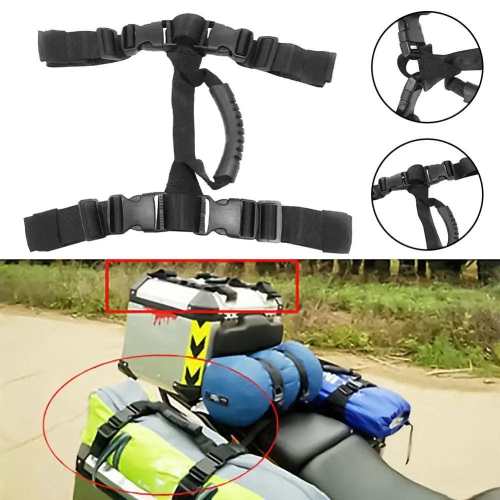 

Motorcycle Side handle Universal Motorbike Rear Side Box Pannier Handle Strap Rope Motorcycle boot handle strap for BMW/Honda