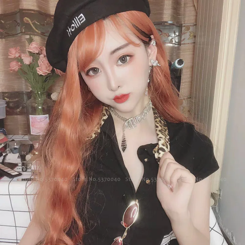 Женские парики для косплея длинные вьющиеся волосы в британском стиле вечерние