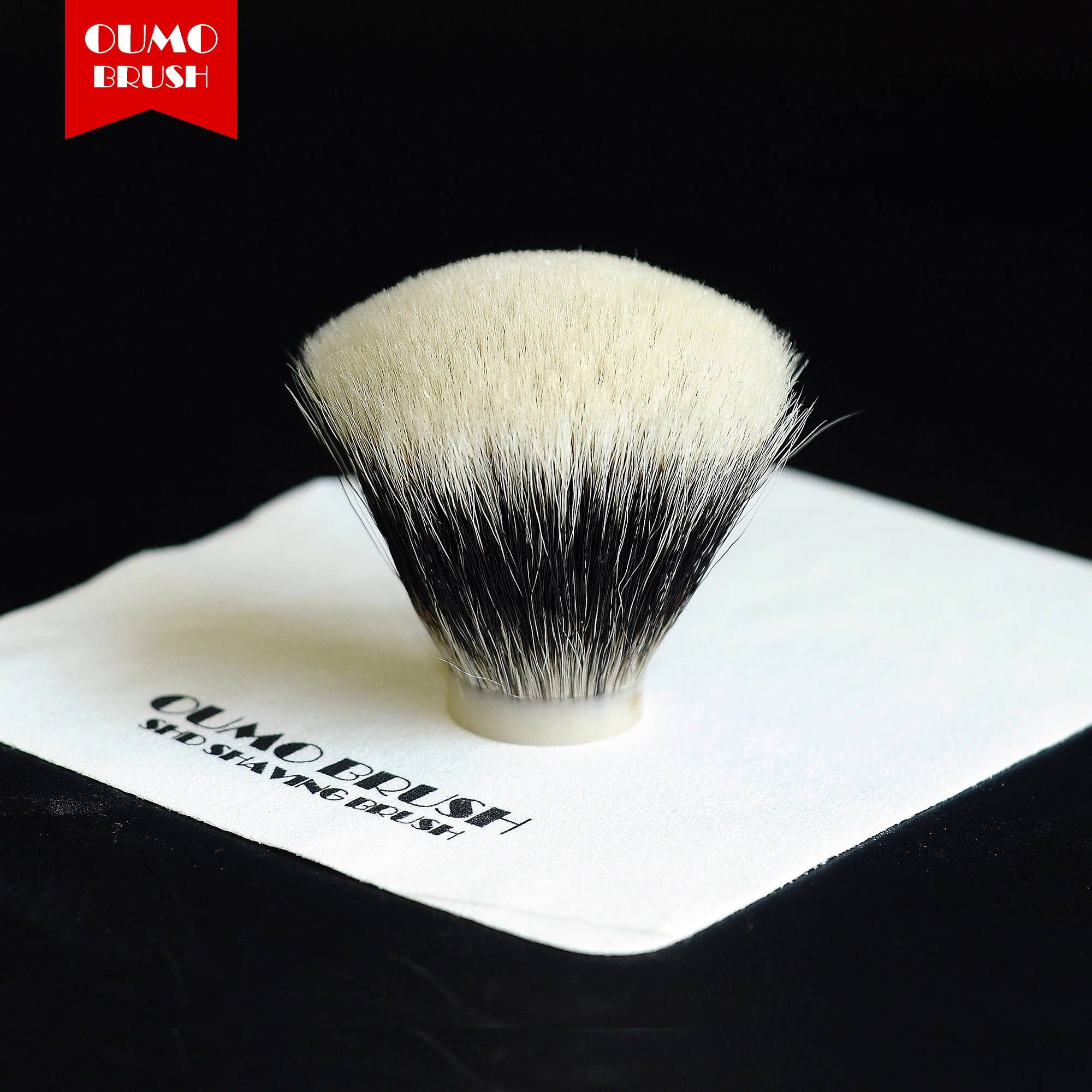 OUMO кисть-Веер SHD Handmaster Лучший Барсук волос узел для Бритья узел гель наконечник