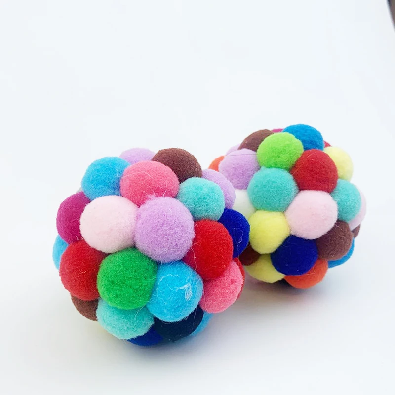 Милые помпоны пушистые плюшевые поделки из искусственного меха товары для шитья